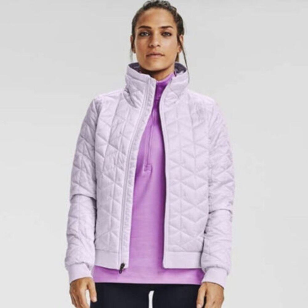 Under Armour ColdGear Reactor Performance Jacket Women's XL NWT Lilac Purple